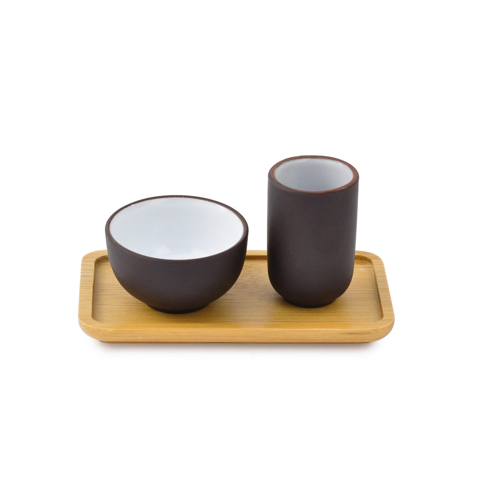 Imperial Tea Court Gongfu Cup Set (Dark Brown)