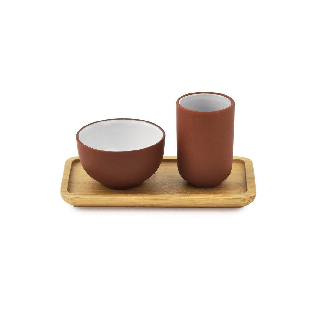 Imperial Tea Court Gongfu Tea Cup Set (Terra Cotta)